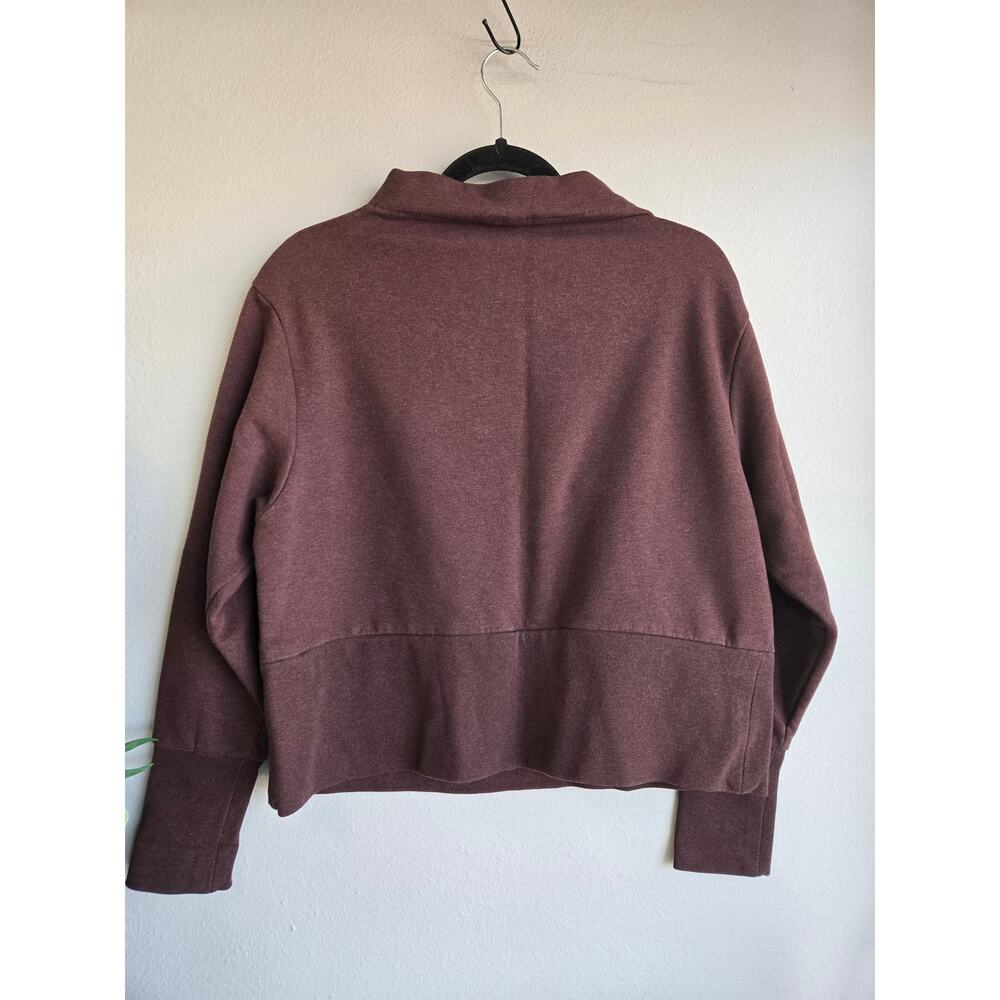 Nike Dri-FIT Get Fit Maroon Funnel Neck Training Sweatshirt Size M - Picture 6 of 9